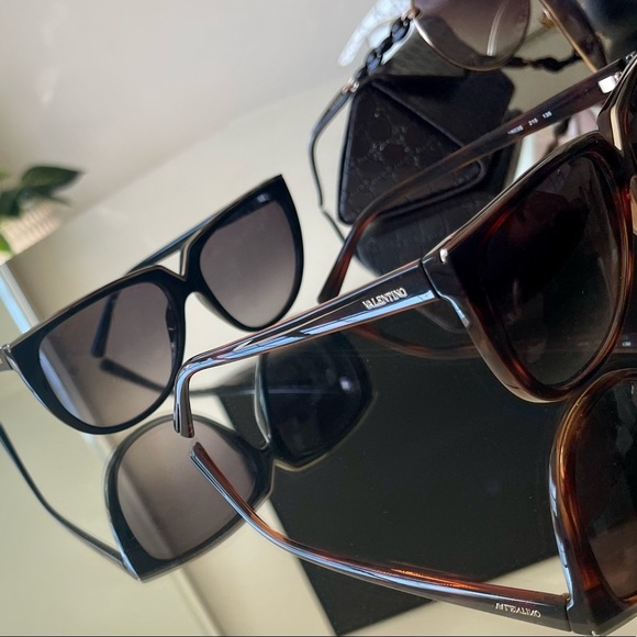 2 VALENTINO Sunglasses BLACK and BROWN Bundle! - Picture 12 of 12